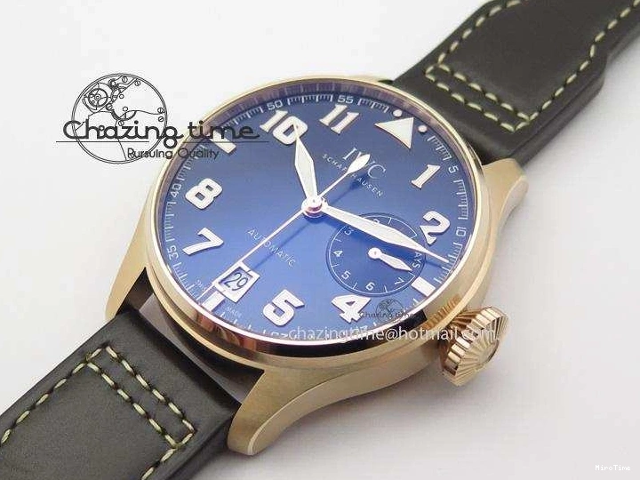MIROTIME 0705 Big Pilot IW500909 RG ZF 1:1 Best Edition Le Petit Prince On Brown Leather Strap A Breathable 7293